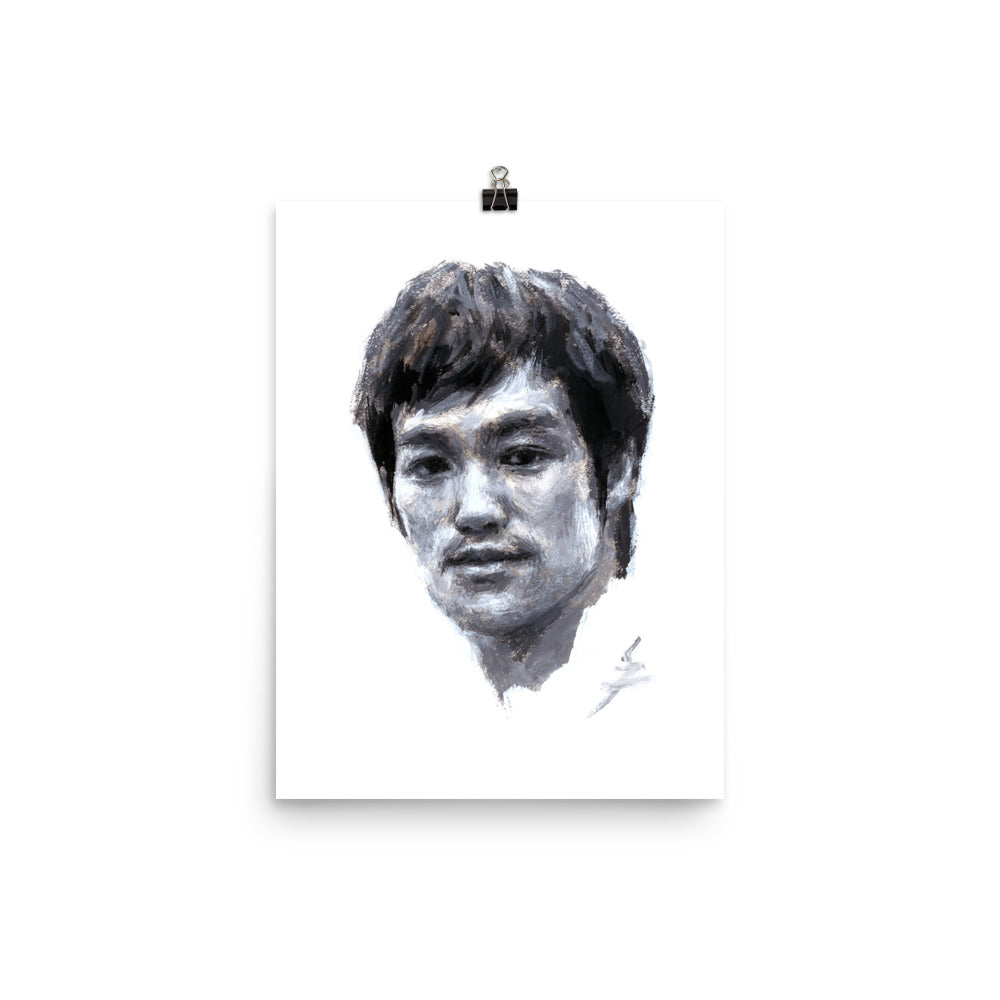"Snazzybruce" Bruce Lee Painting Print