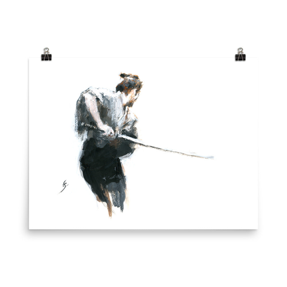 "Ronin" Print (Samurai painting)