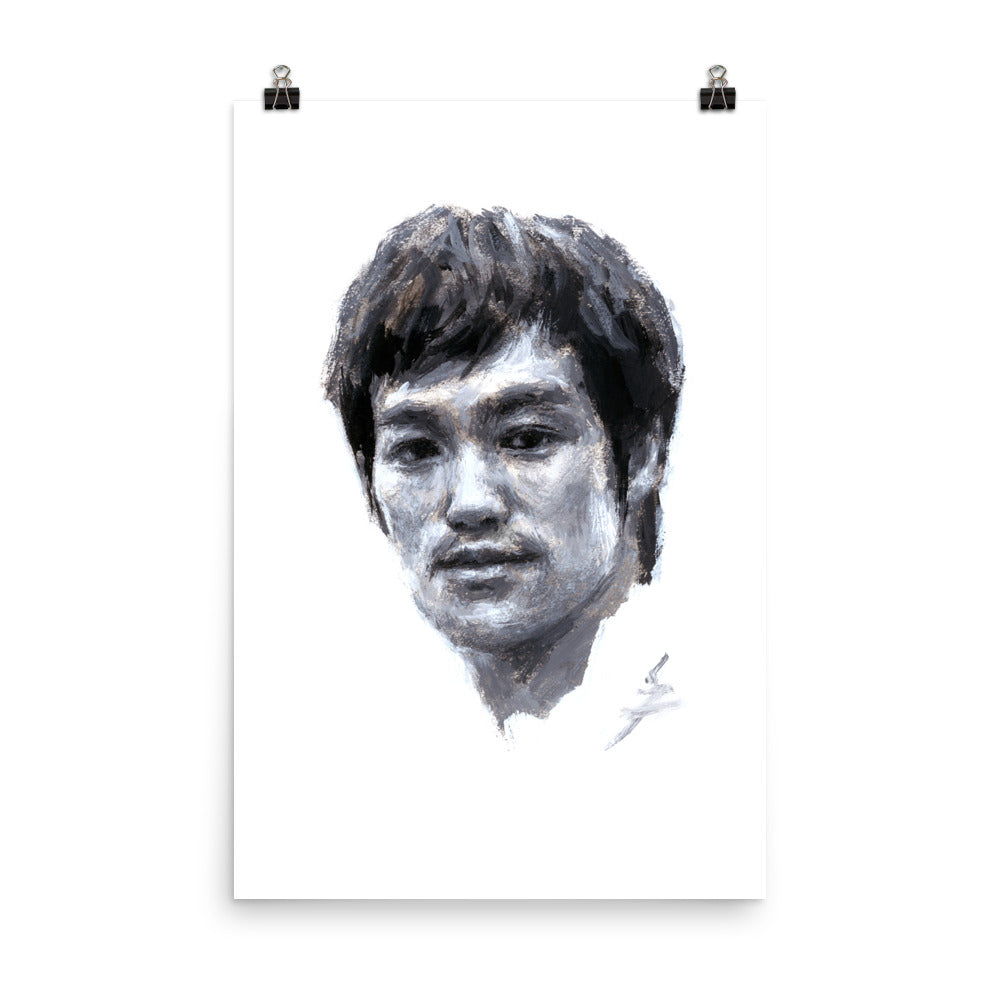 "Snazzybruce" Bruce Lee Painting Print